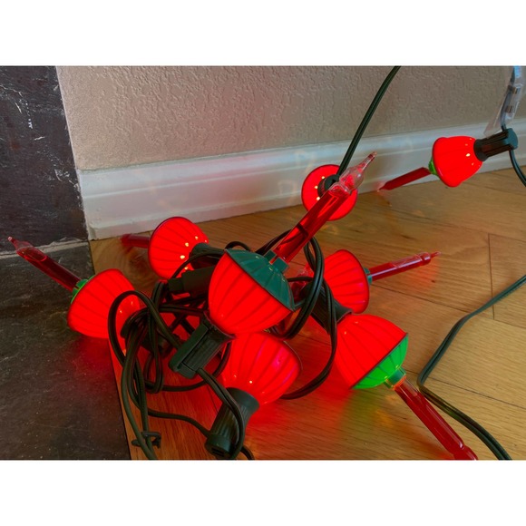 Christmas Bubble Light Strings Lot 4 Strings Noma and Others Tested See Descript - Picture 14 of 14